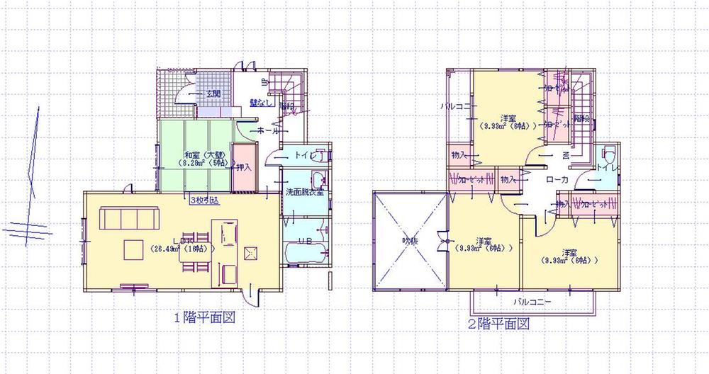 Floor plan. 22,640,000 yen, 4LDK, Land area 131.77 sq m , Building area 102.68 sq m 2264 yen, 4LDK, Land area 131.77 sq m  Building area 102.68 sq m  Storage capacity ・ Usability ・ Also features a design that put such openness vision in the field of view.