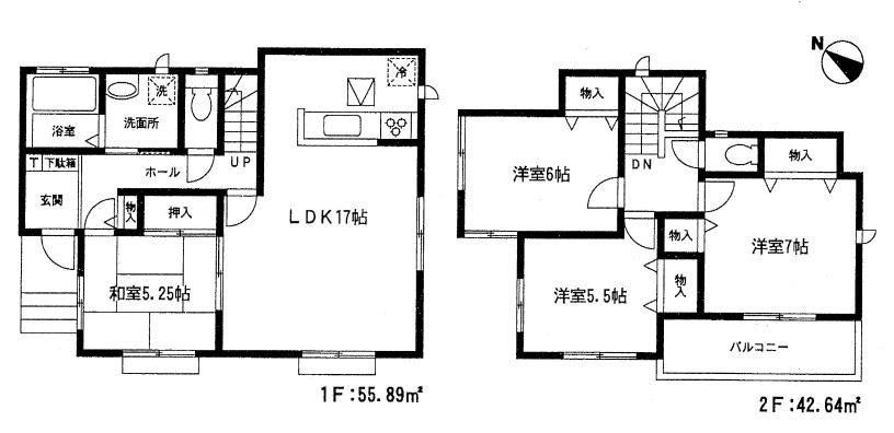 Floor plan. 27,900,000 yen, 4LDK, Land area 172.84 sq m , Building area 98.53 sq m Floor.