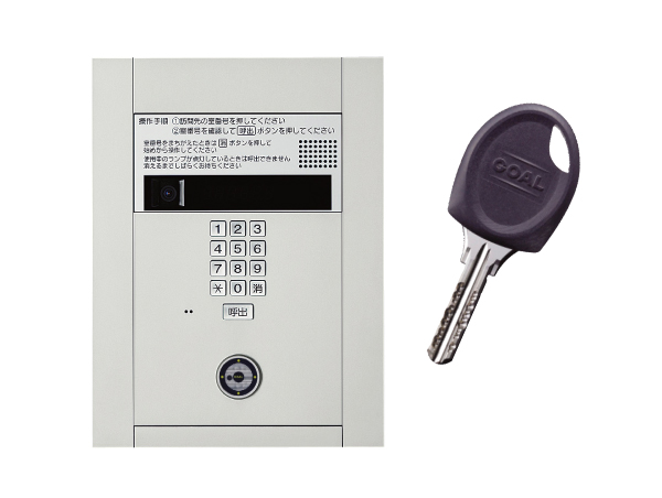 Security.  [Non-contact type keyless entry] Just holding the non-contact type key, The non-contact type keyless entry that can be auto-lock release was provided on the windbreak room. (Same specifications)