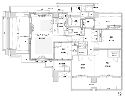 Floor: 4LDK, occupied area: 117.21 sq m, Price: 73.5 million yen