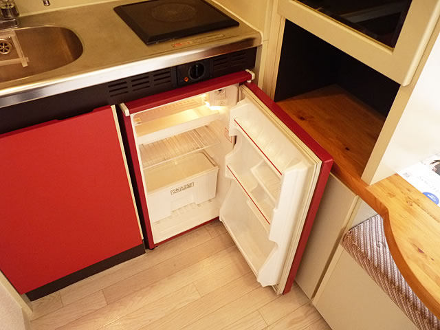 Kitchen. Mini fridge