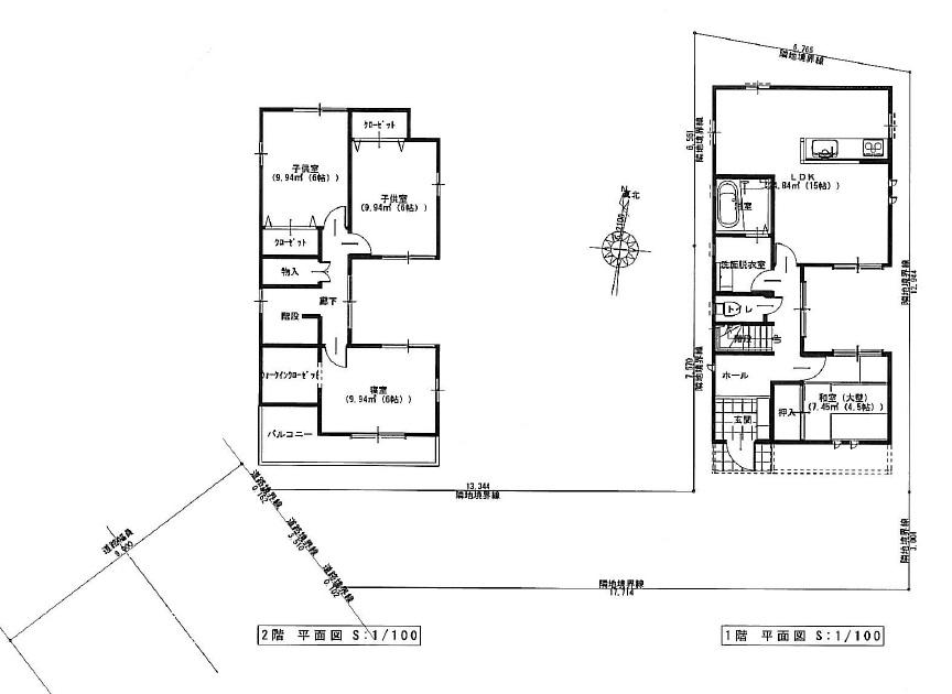Floor plan. (No. 3 locations), Price 29,980,000 yen, 4LDK, Land area 146.77 sq m , Building area 94.4 sq m