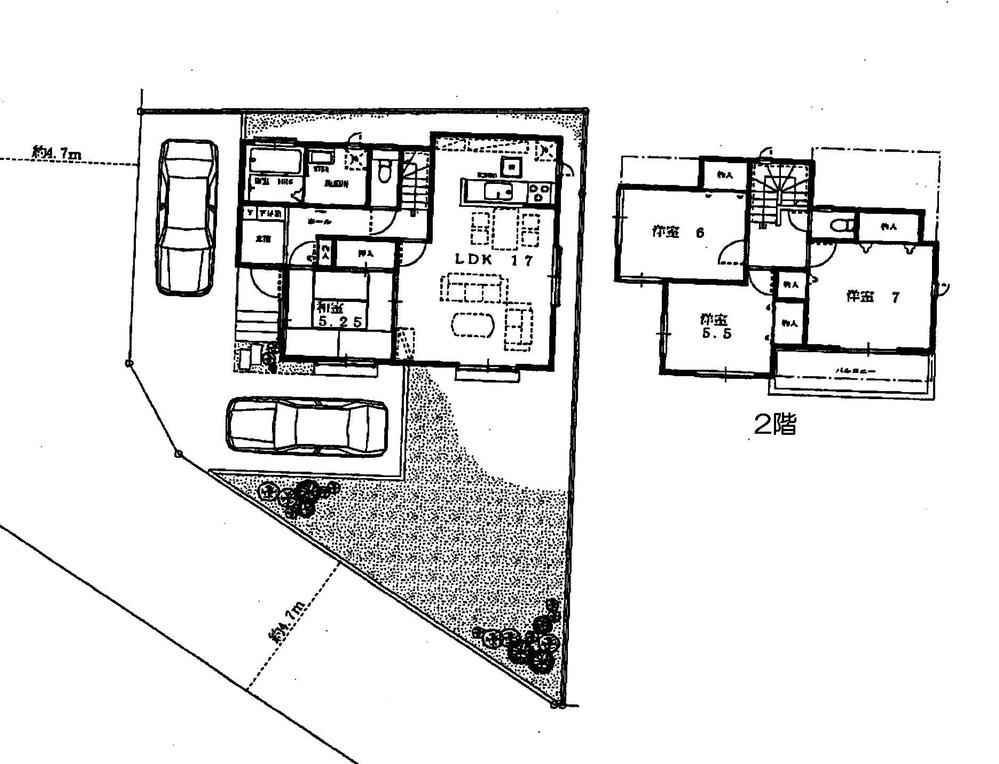Floor plan. 27,800,000 yen, 4LDK, Land area 172.84 sq m , Building area 98.53 sq m