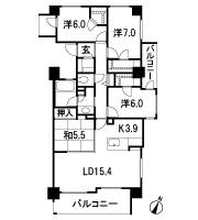 Floor: 4LDK, occupied area: 100.17 sq m, Price: 57,040,000 yen