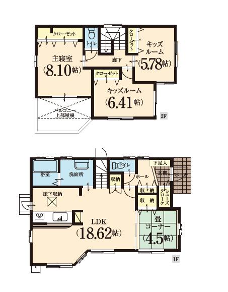Floor plan. 26,800,000 yen, 4LDK, Land area 165.46 sq m , Building area 103.71 sq m
