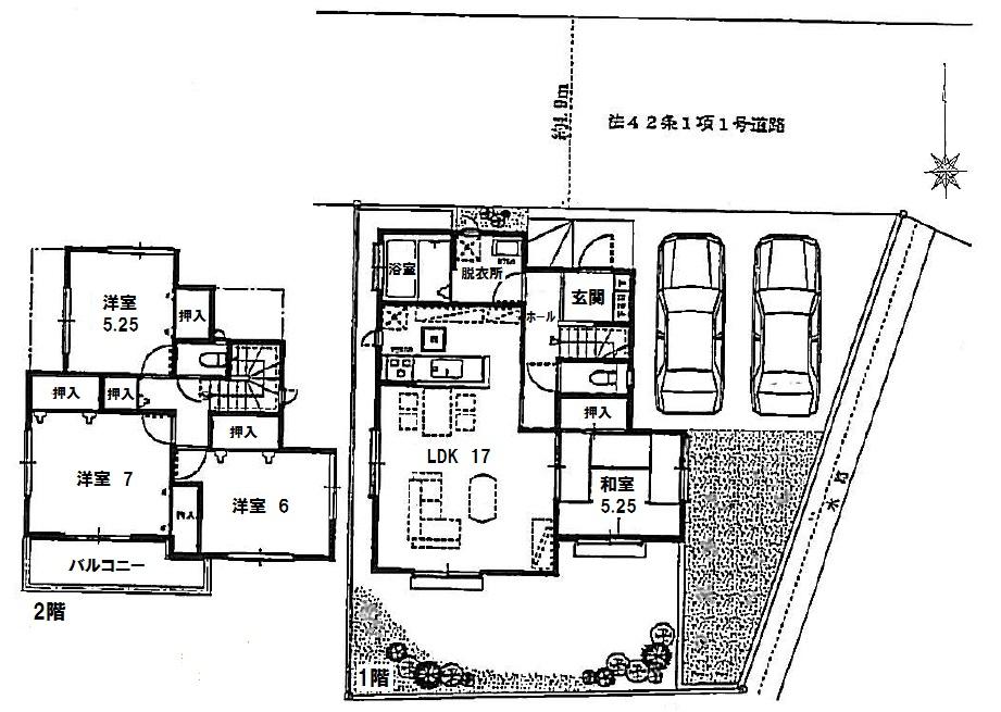 Floor plan. 29,800,000 yen, 4LDK, Land area 146.41 sq m , Building area 98.12 sq m   ☆ Completion is settled! ! Warm in winter with a gas fan heater