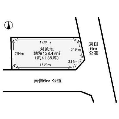 Compartment figure. Land price 21 million yen, Land area 138.49 sq m compartment view! 