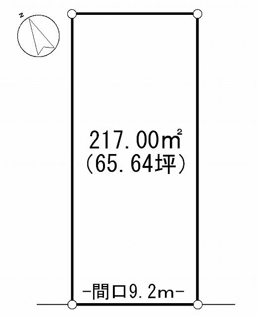 Compartment figure. Land price 46 million yen, Land area 217 sq m national highway 202 Route along the store site! 