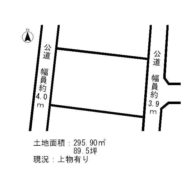 Compartment figure. Land price 84,600,000 yen, Land area 295.9 sq m