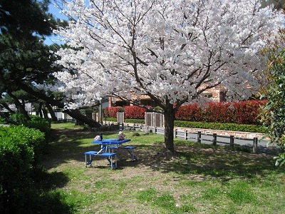 park. Nishijin until the North No. 2 green space (park) 1282m