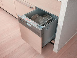 Kitchen.  [Dishwasher] Built-in type that fits and clean the kitchen. Carried out from the wash with a single switch to dryness in automatic, Eliminates the time and effort of the rear clean up. (Same specifications)