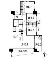 Floor: 4LDK, occupied area: 86.01 sq m, Price: 44.5 million yen
