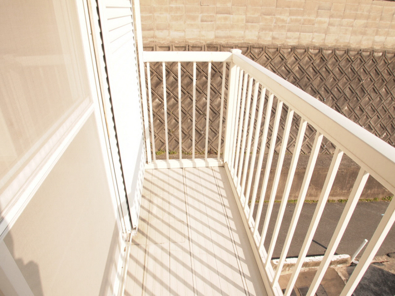 Balcony. Also on the second floor balcony. 