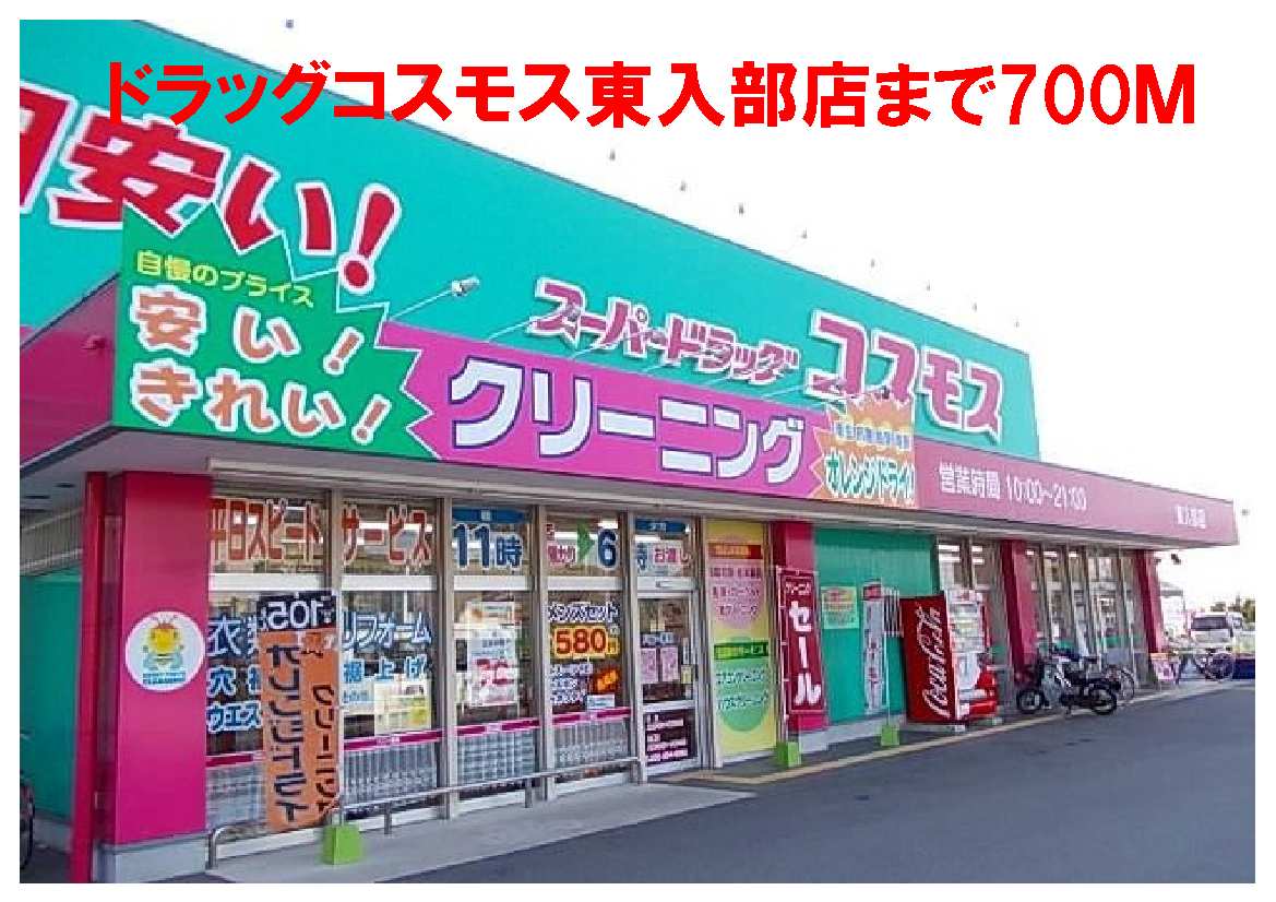 Dorakkusutoa. Drag cosmos Higashiirube shop 700m until (drugstore)