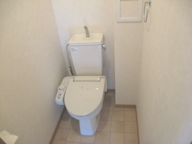 Toilet. It is a toilet with a heated cleaning toilet seat