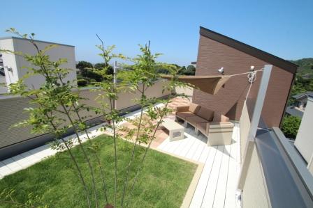 Garden. Osora living It is very pleasant rooftop garden In your family like Be happy can be a variety of use
