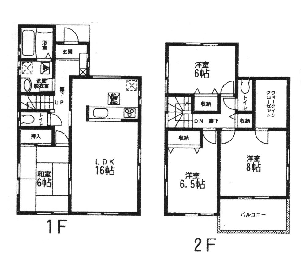 Floor plan. 25,980,000 yen, 4LDK + S (storeroom), Land area 167.33 sq m , Building area 104.33 sq m