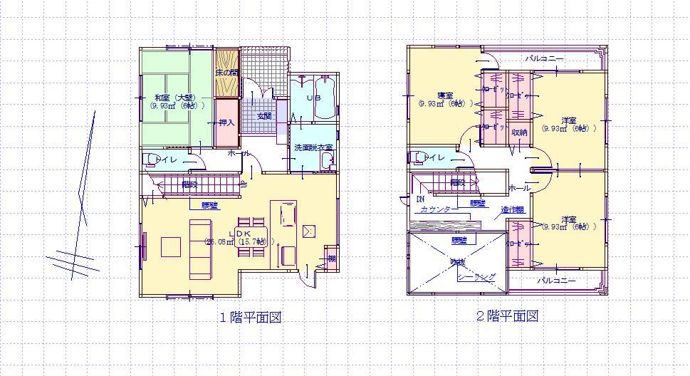 Floor plan. 23.5 million yen, 4LDK, Land area 140.23 sq m , Building area 109.29 sq m 2350 yen, 4LDK, Land area 140.23 sq m  Building area 109.29 sq m  Storage capacity ・ Design that put the ease of use in the field of view also features.