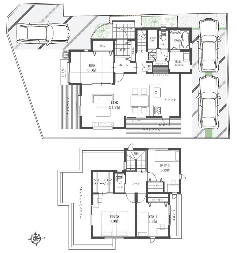 Floor plan. 35,800,000 yen, 4LDK, Land area 170.62 sq m , It is a building area of ​​108.47 sq m Floor.
