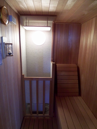 Other room space. Sauna room