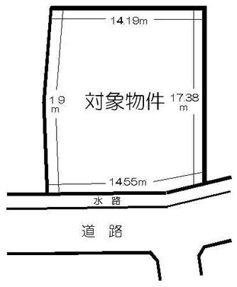 Compartment figure. Land price 6 million yen, Land area 269 sq m