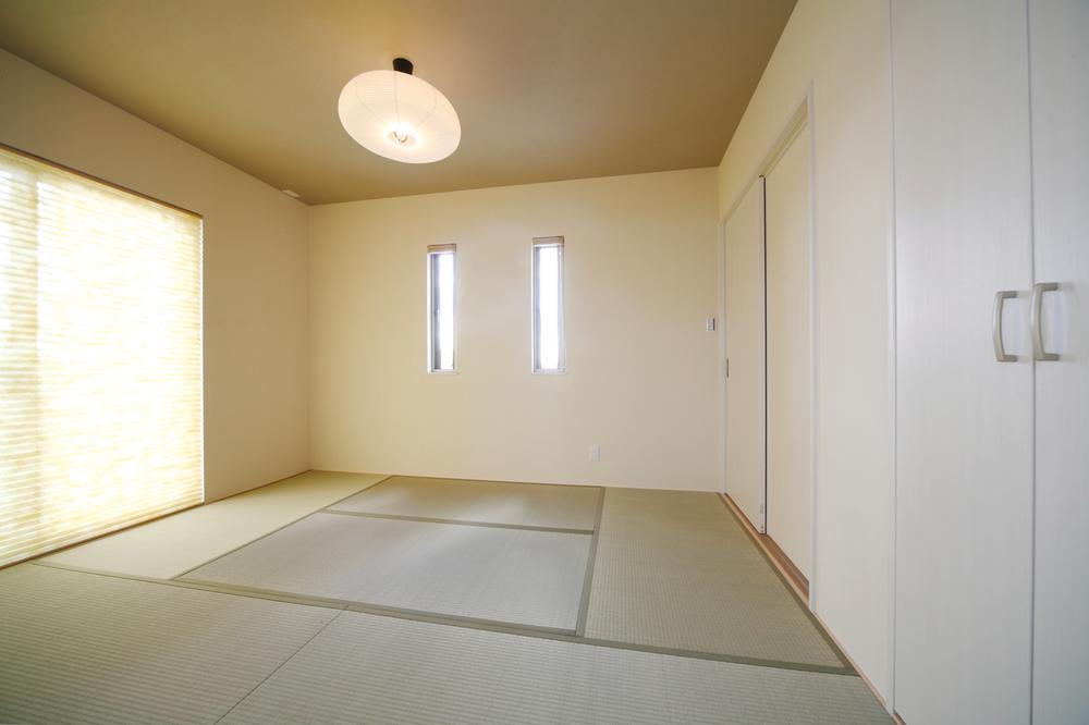 Other introspection. Bright sunshine is poured into Japanese-style room.