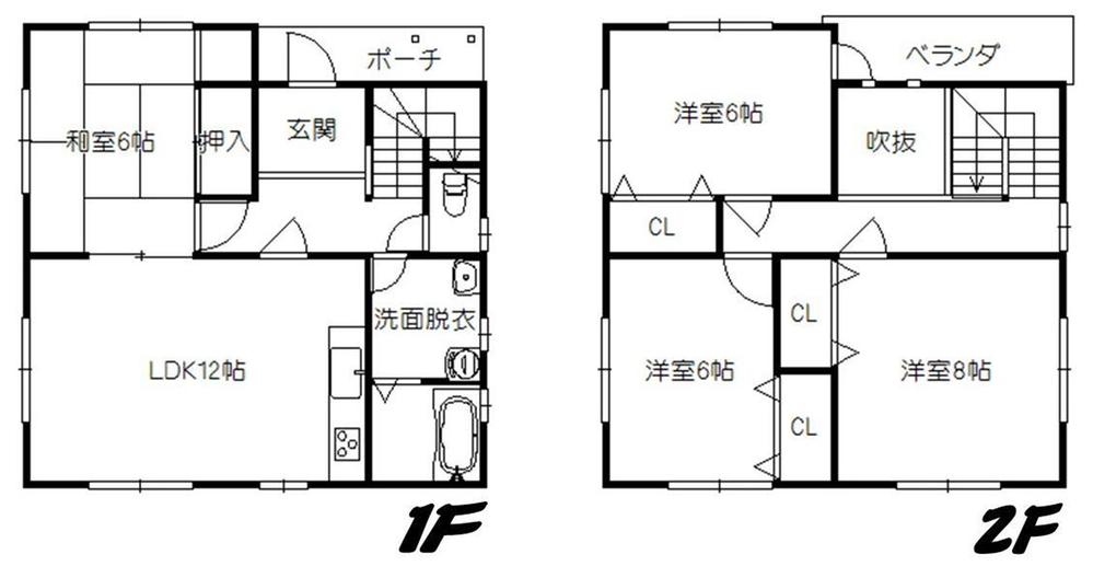 Floor plan. 18,700,000 yen, 4LDK, Land area 556.38 sq m , Building area 115.96 sq m