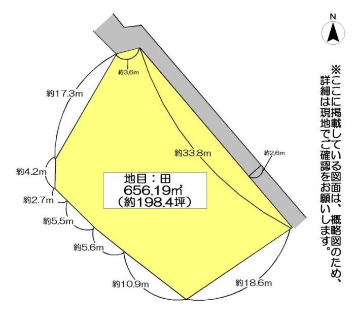 Compartment figure. Land price 14.9 million yen, Land area 656.19 sq m