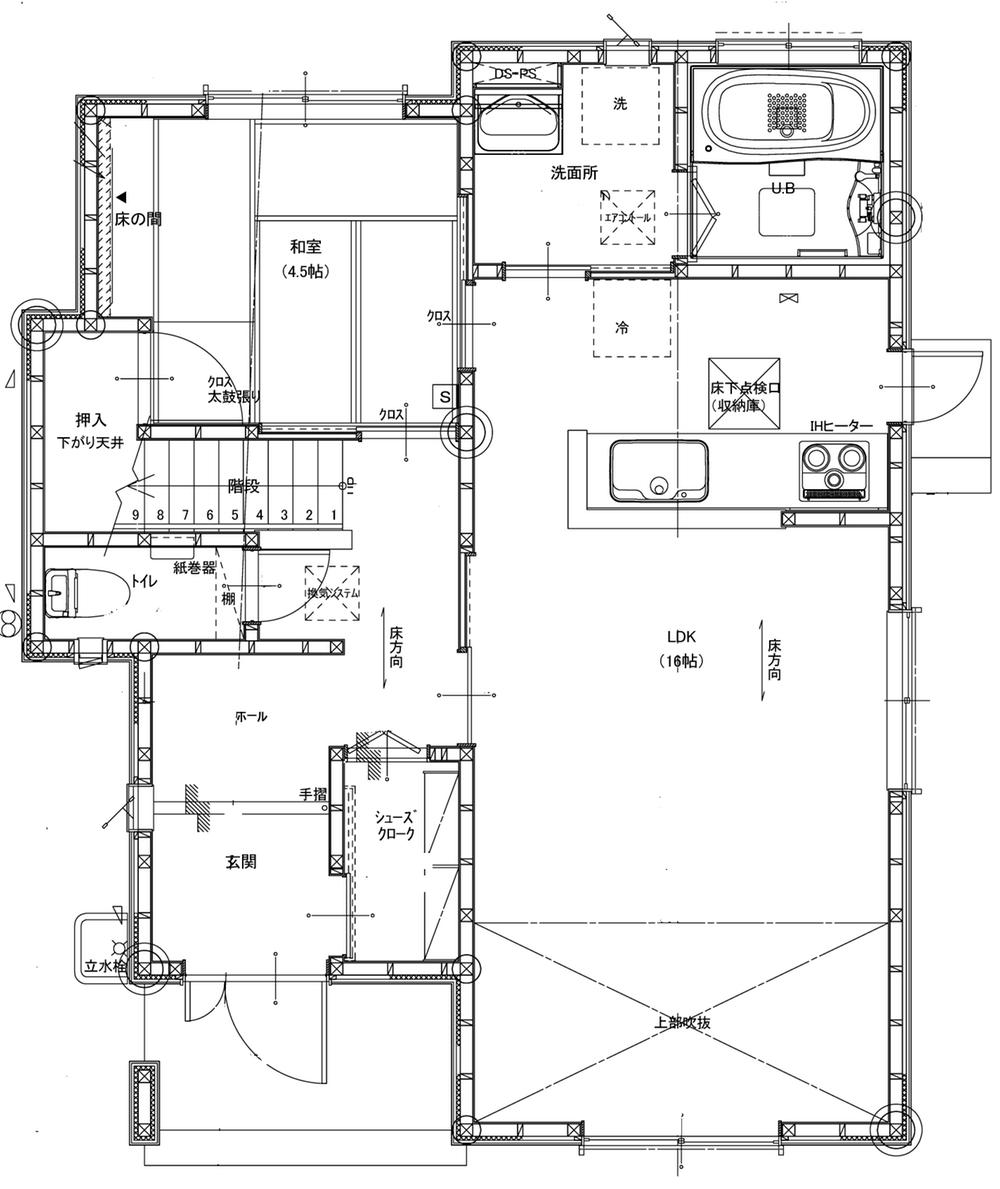 Floor plan. 30,800,000 yen, 4LDK, Land area 163.48 sq m , Building area 96.05 sq m floor plan first floor