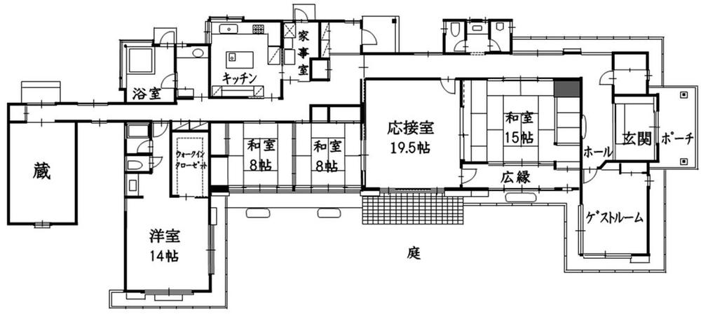 Floor plan. 52,800,000 yen, 5LDK + S (storeroom), Land area 1,654.32 sq m , Building area 391.38 sq m anyway luxurious breadth