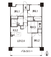 Floor: 4LDK, occupied area: 80.02 sq m, Price: 20,608,200 yen
