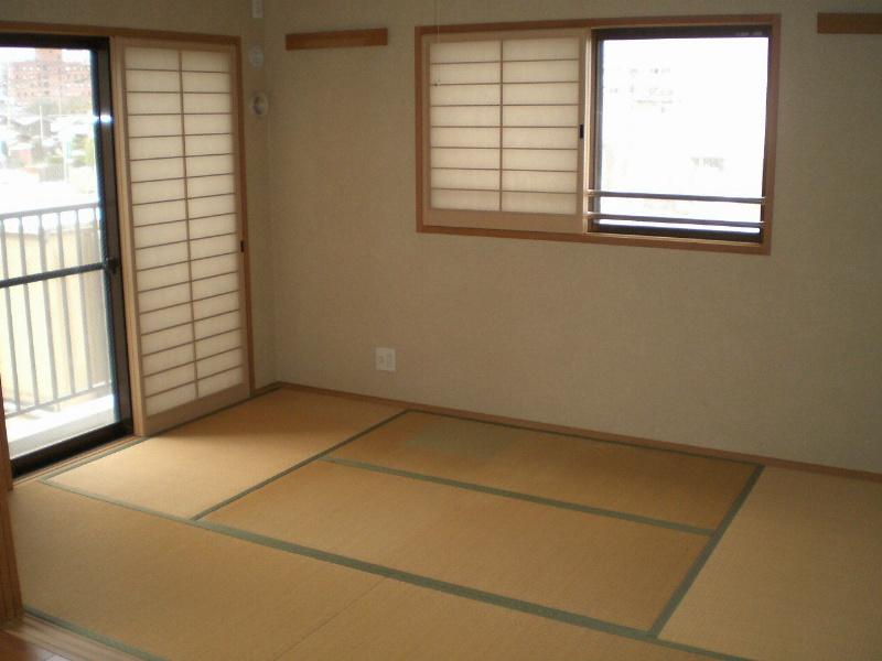 Non-living room. Two-sided lighting Japanese-style room