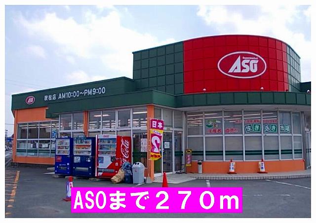 Supermarket. 270m to the ASO (super)