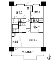 Floor: 3LDK, occupied area: 77.77 sq m, Price: 24.5 million yen