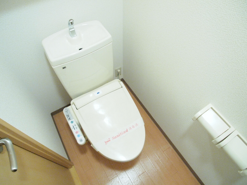Toilet. Comfortable toilet with bidet. 