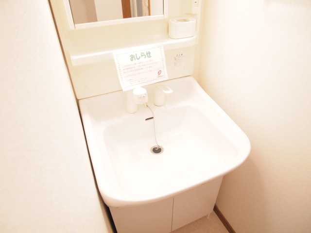 Washroom. It is also comfortable in the morning with a shampoo dresser.