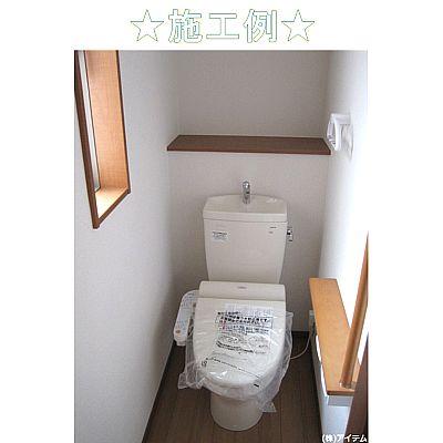 Toilet. Interior construction cases!
