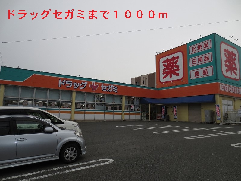 Dorakkusutoa. Drag Segami Hatae shop 1000m until (drugstore)