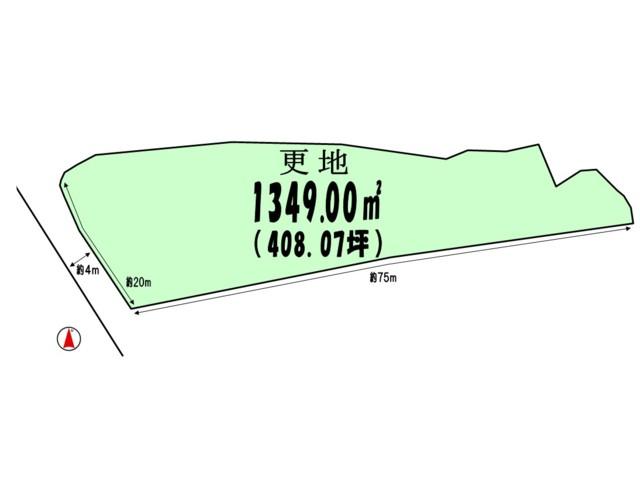 Compartment figure. Land price 8.8 million yen, Land area 1,349 sq m
