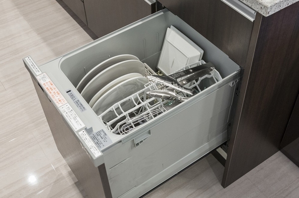 High temperature (about 60 ℃) built-in dishwasher that will washed powerful and hot water