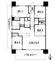 Floor: 4LDK, occupied area: 84 sq m, Price: 23,750,000 yen ~ 26,750,000 yen
