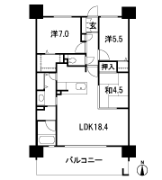 Floor: 3LDK, the area occupied: 79.8 sq m, Price: 22,550,000 yen ~ 25,450,000 yen