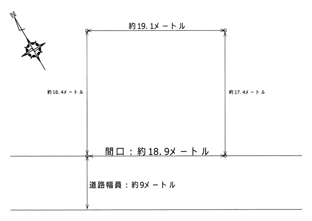 Compartment figure. Land price 23.8 million yen, Land area 322.87 sq m