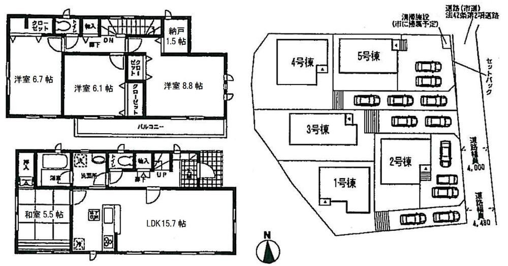 Floor plan. 17.8 million yen, 4LDK + S (storeroom), Land area 189.65 sq m , Building area 100.44 sq m all 5 compartment  ☆ Floor plan ☆ It is incomplete, but you can see the building of the same specification!  Please feel free to contact us until the toll-free number 0800-603-2314!