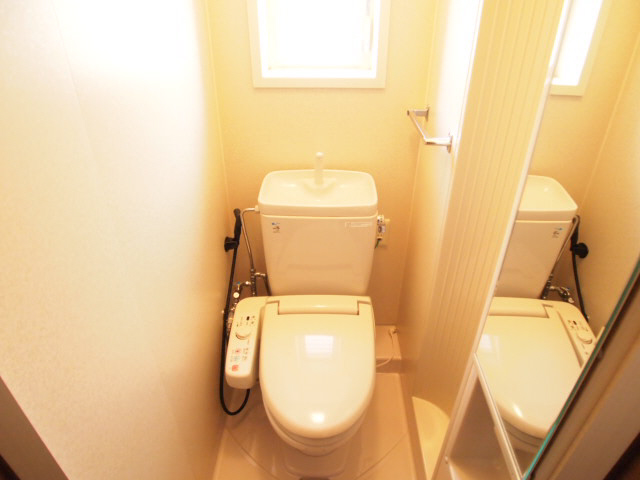 Toilet. It is comfortable with Washlet. 