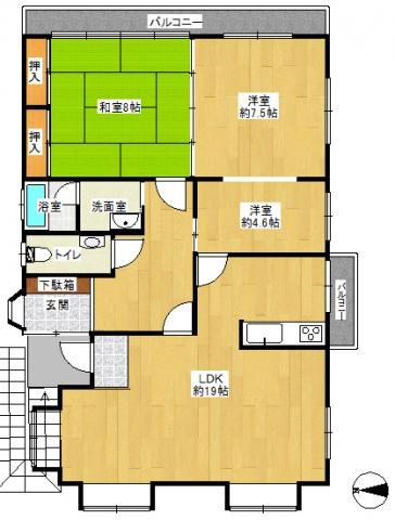 Floor plan. 11 million yen, 3LDK, Land area 247.96 sq m , Building area 90.67 sq m how to use is up to you