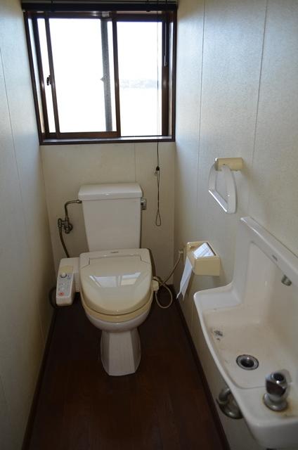 Toilet. Warm water washing toilet seat