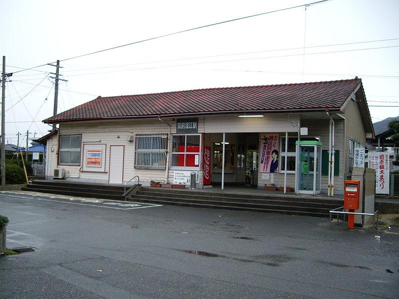 Local guide map. Chikuzen is Fukae Station walk about 15 minutes