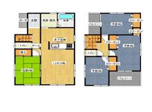 Floor plan. 25,800,000 yen, 4LDK, Land area 181 sq m , Building area 98.41 sq m