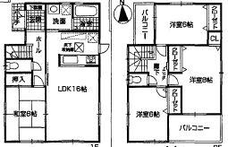 Floor plan. 25,800,000 yen, 4LDK, Land area 181 sq m , Building area 98.41 sq m 4LDK spacious living